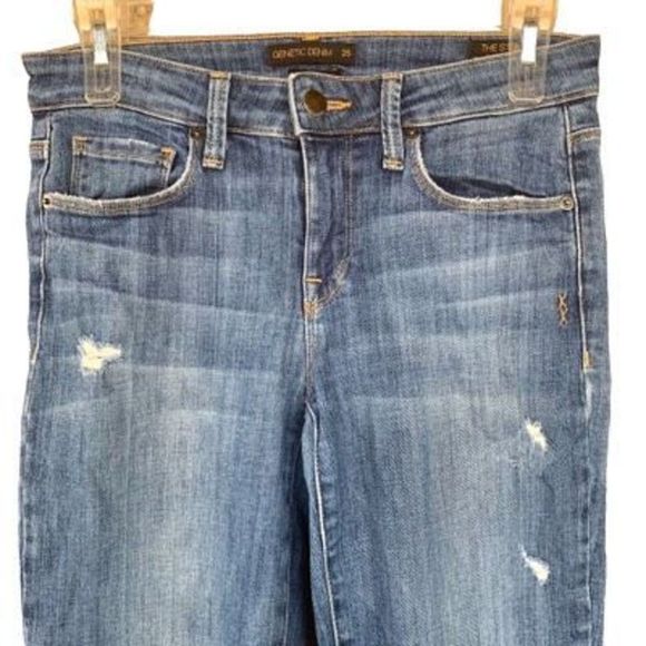 Generic Denim The Stem Sz Twenty Five Blue Cotton Stretch Mid Rise Skinny Jean - Picture 6 of 16